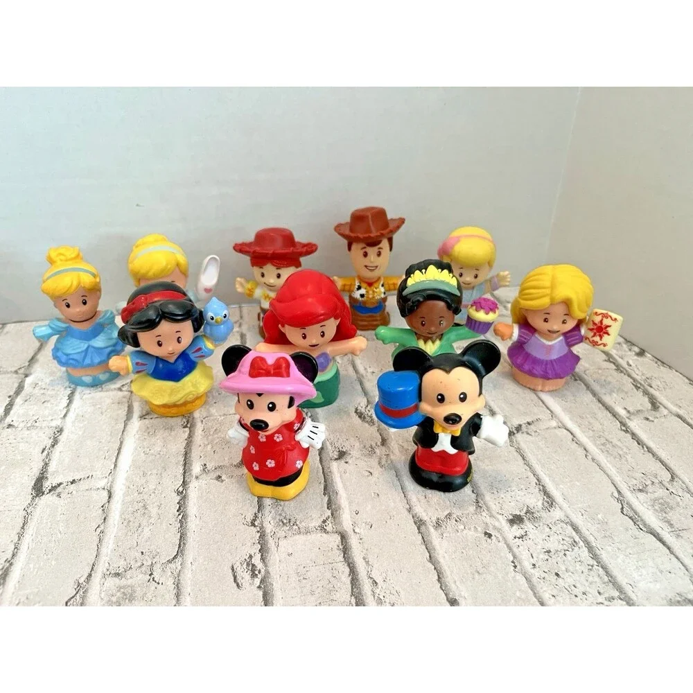 Fisher Price Little People Disney Characters Lot Of 11 Princess Toy Story Mickey